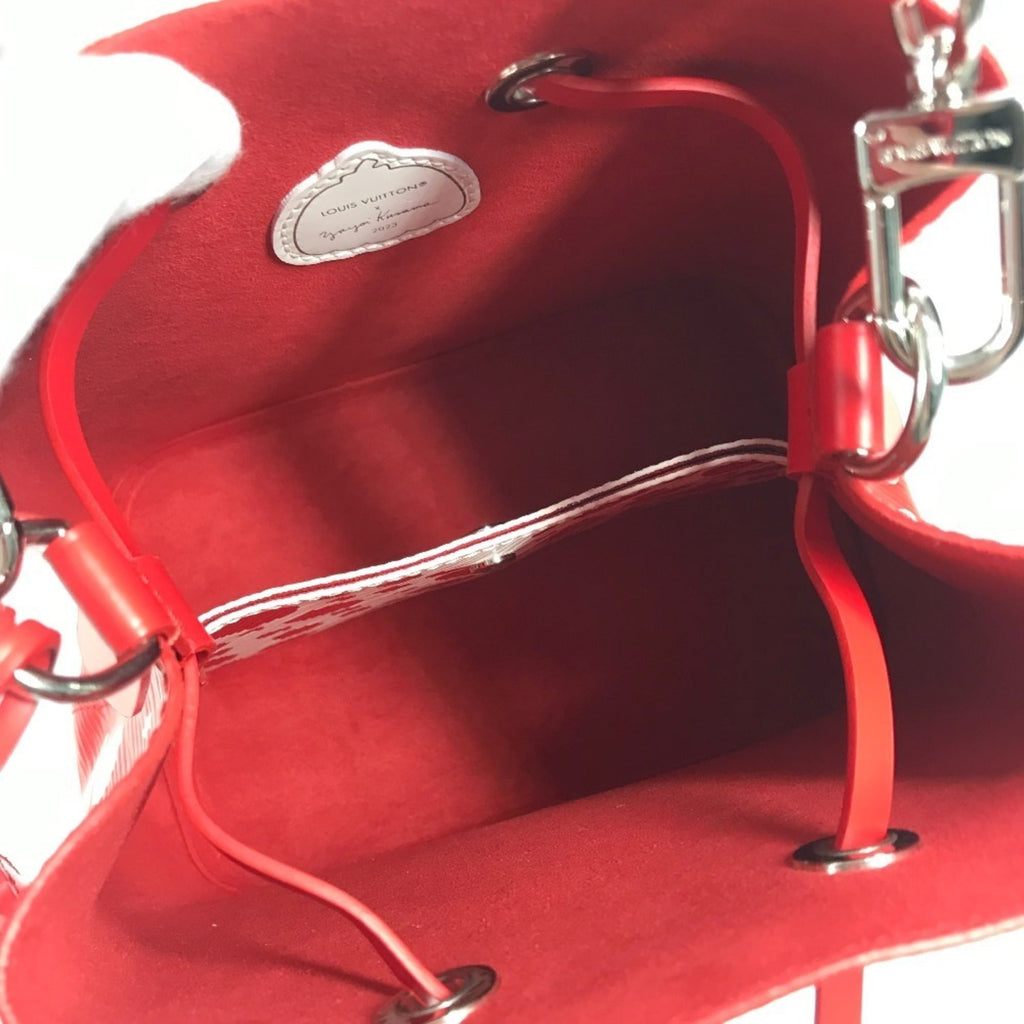 Louis Vuitton Red Color White Epi Leather Handbag Shoulder Bag