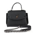 Louis Vuitton Black Leather Handbag Shoulder Bag