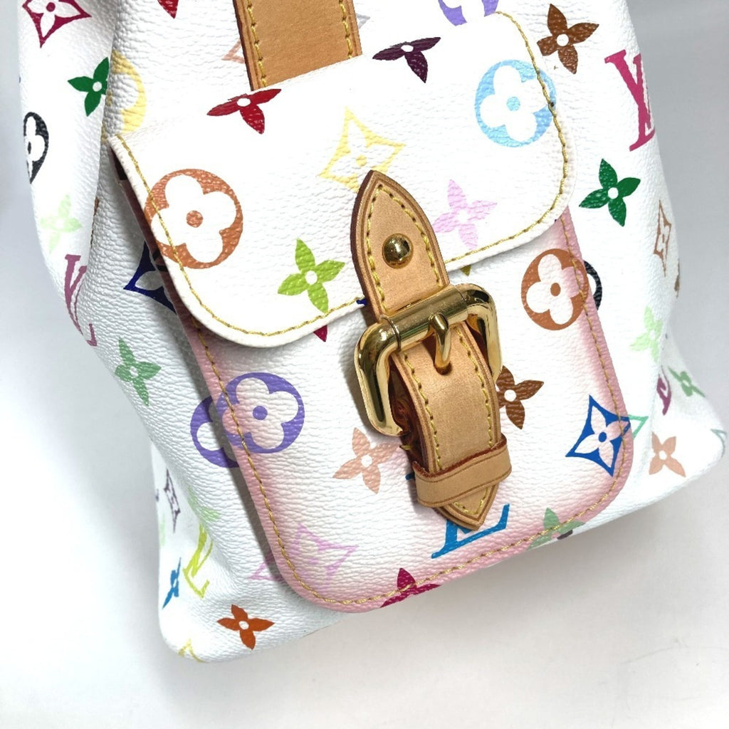 Louis Vuitton Blanc White Monogram Multicolore Shoulder Bag