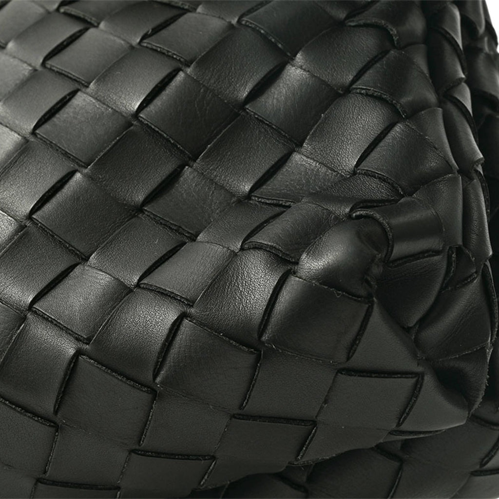 Bottega Veneta Black Polypropylene Leather Clutch Bag Shoulder Bag