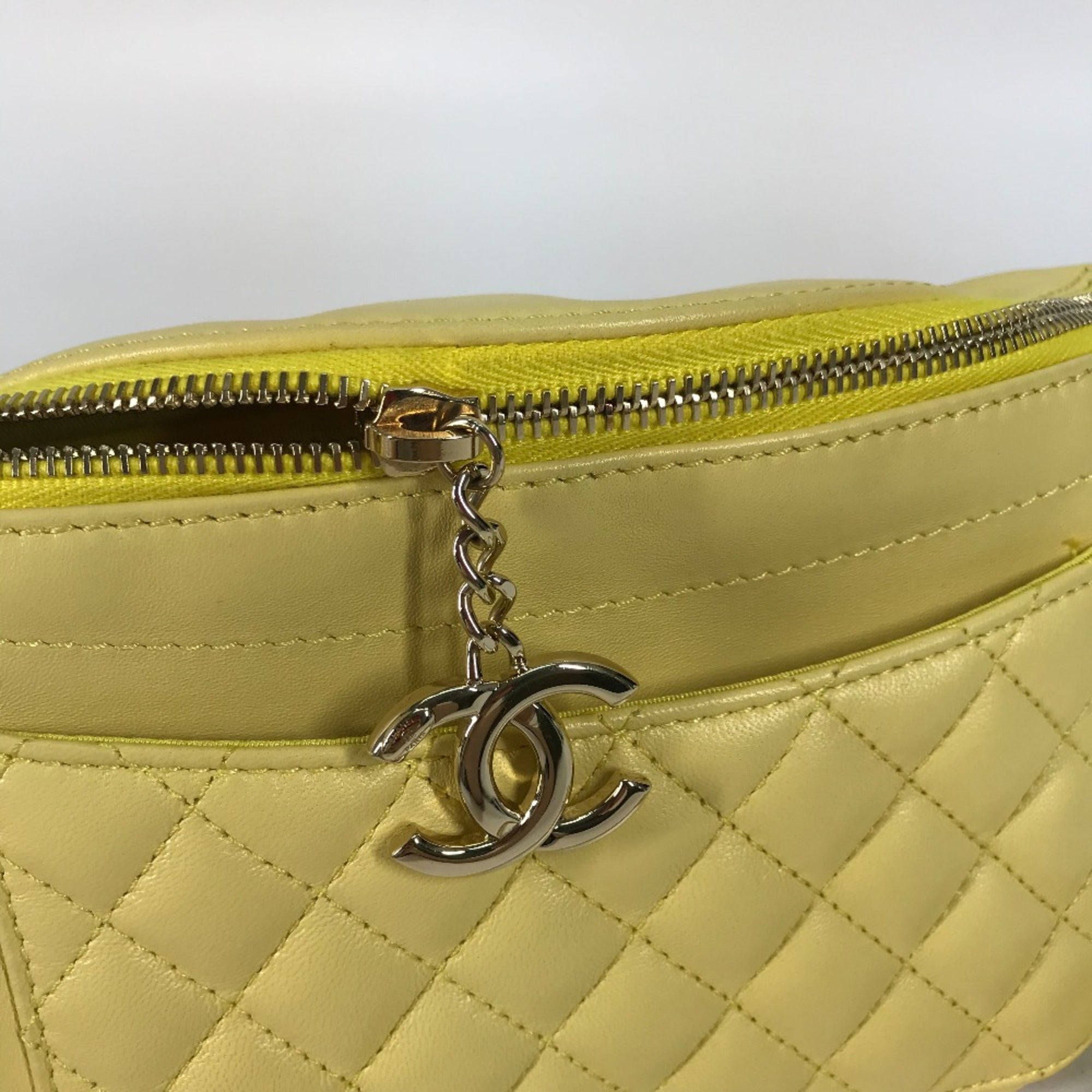 Chanel Yellow Leather Other
