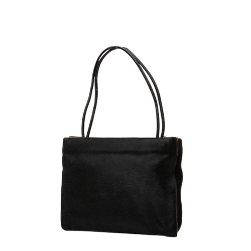 Bottega Veneta Black Patent Leather Leather Handbag