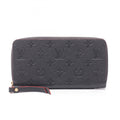Louis Vuitton Marine Rouge Navy Red Color Monogram Empreinte Long Wallet