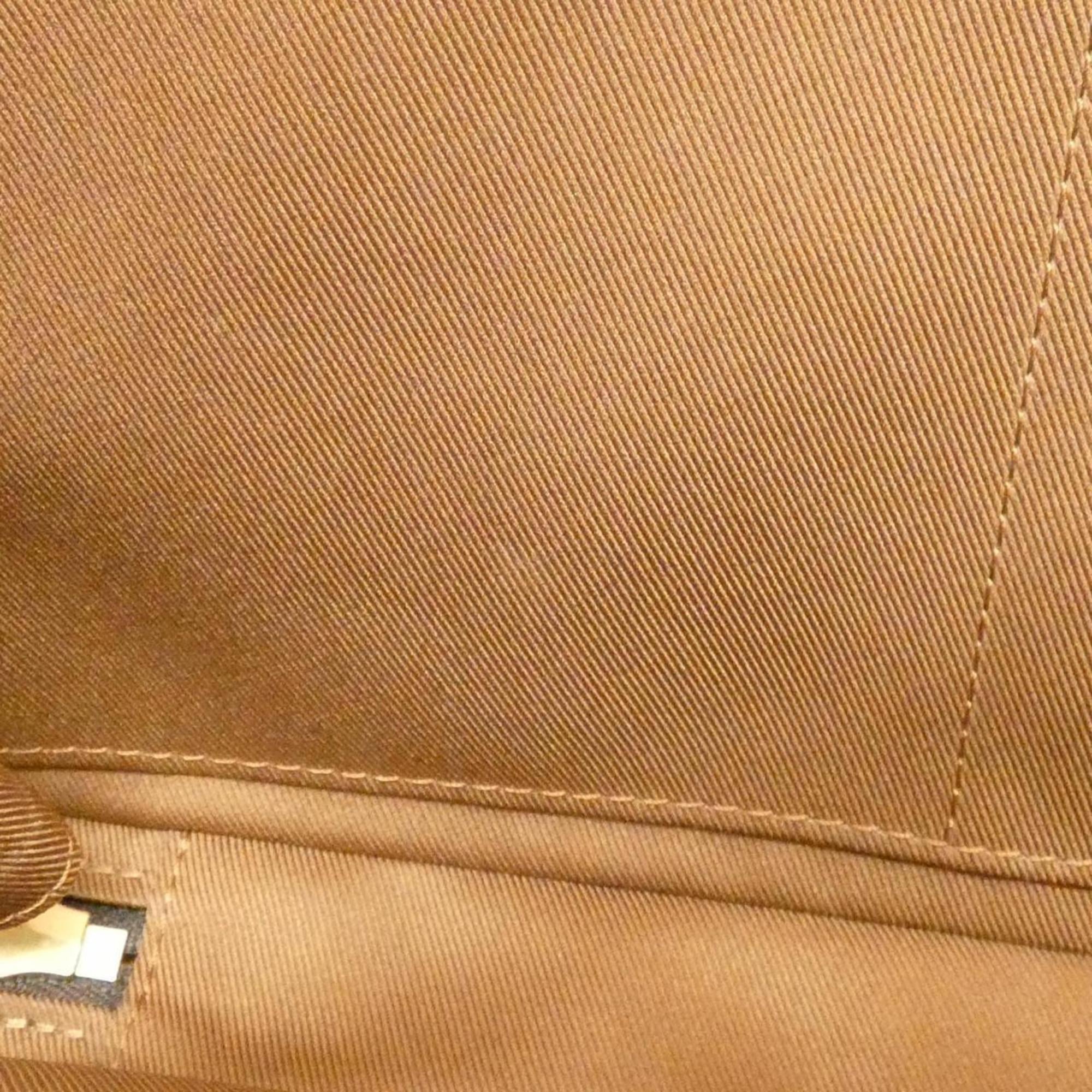 Louis Vuitton Marron Coated Canvas Shoulder Bag