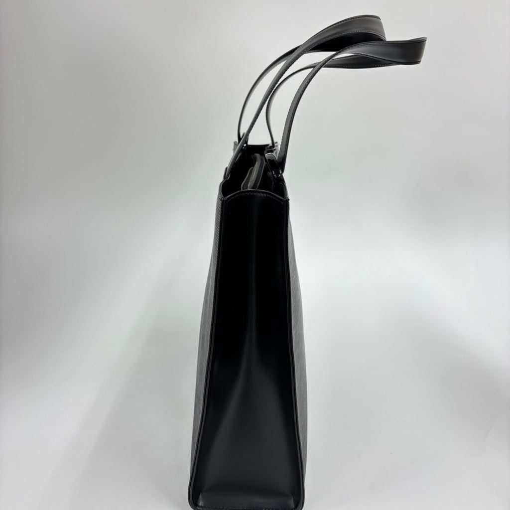 Louis Vuitton Black Noir Epi Leather Tote Bag