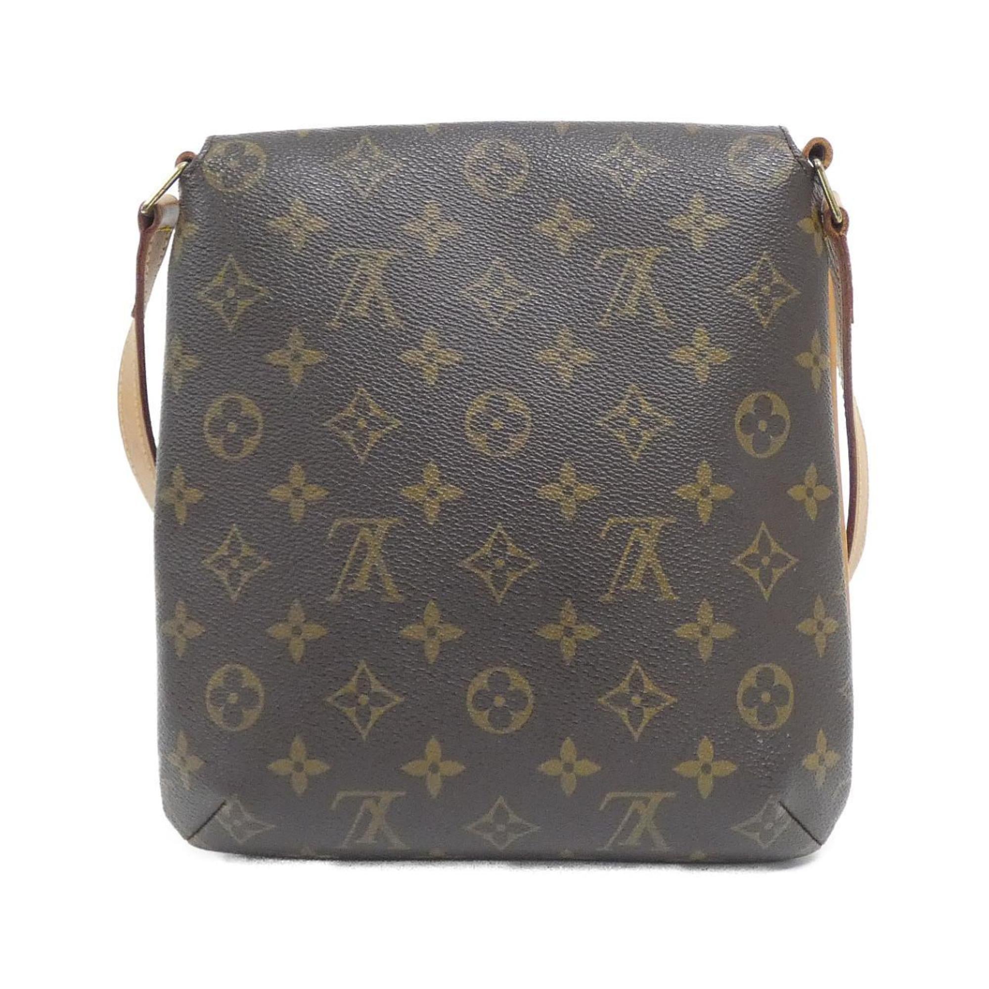 Louis Vuitton Brown Coated Canvas Shoulder Bag