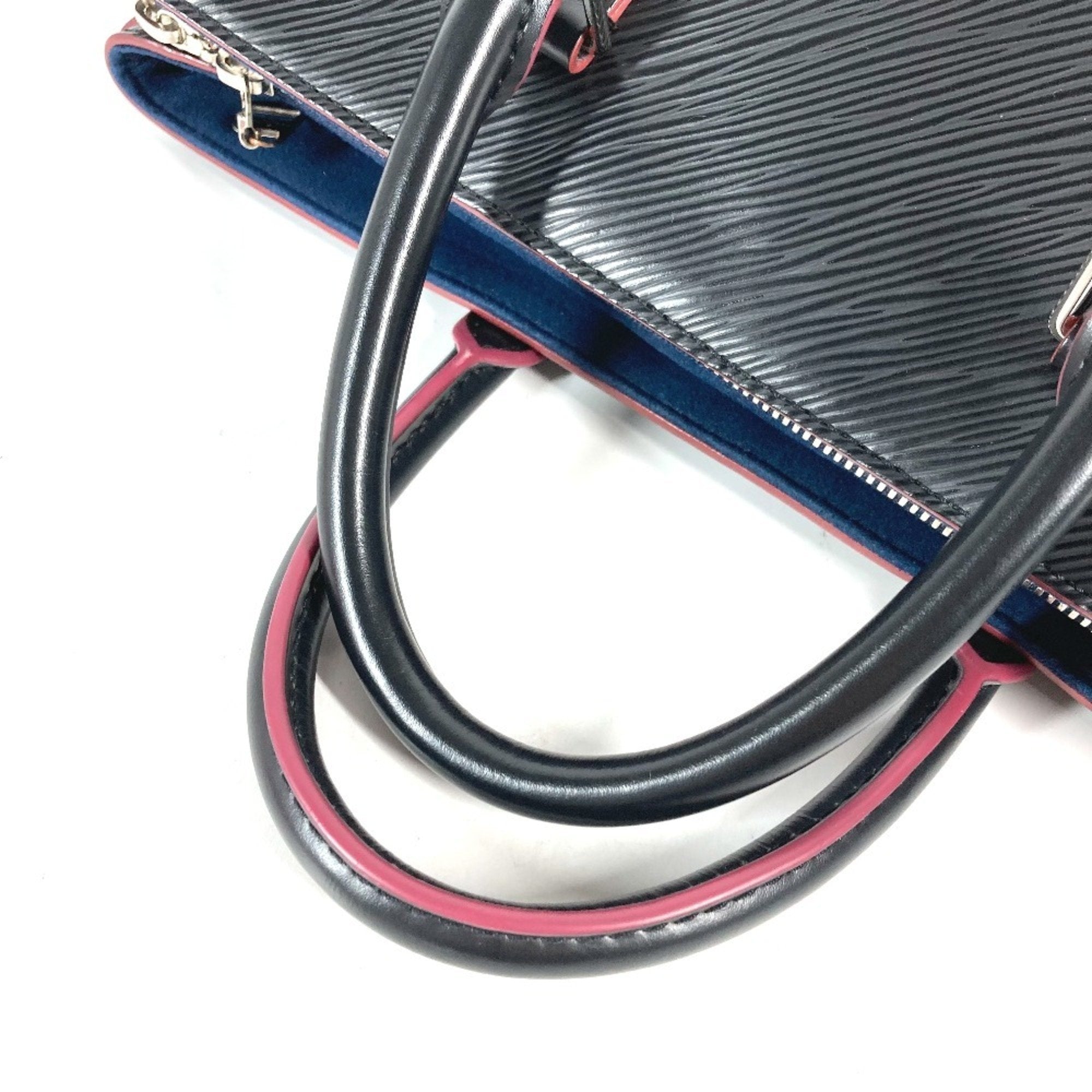 Louis Vuitton Bicolor Black Noir Pink Epi Leather Handbag Shoulder Bag Tote Bag