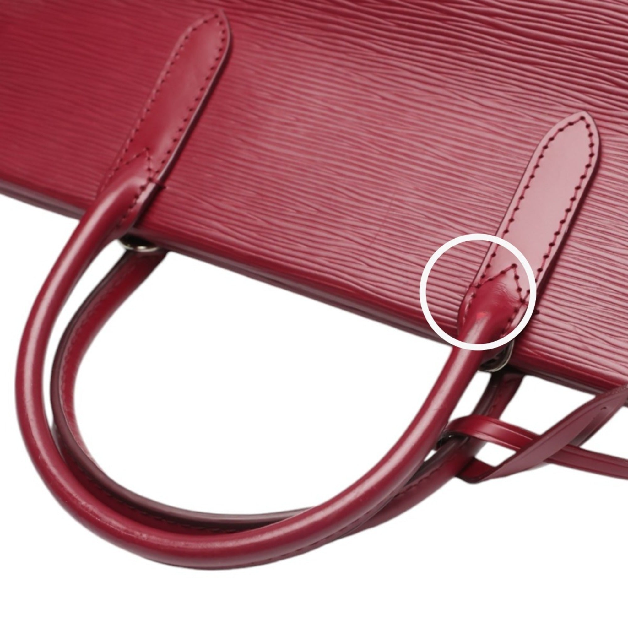 Louis Vuitton Fuchsia Galle Red Color Epi Leather Handbag Shoulder Bag