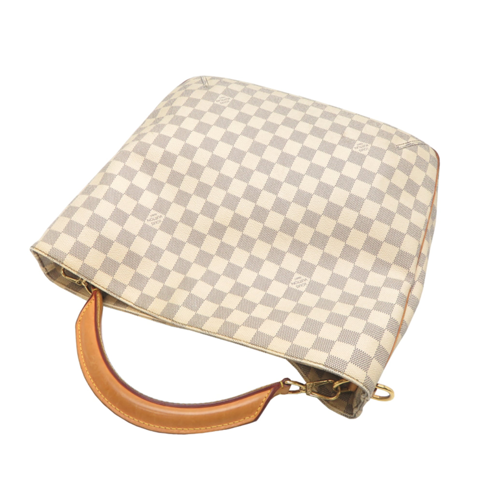 Louis Vuitton White Damier Azur Tote Bag