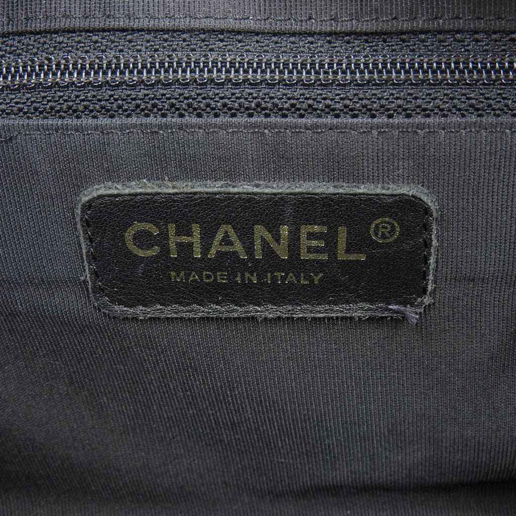 Chanel Black Caviar Leather Boston Bag Handbag