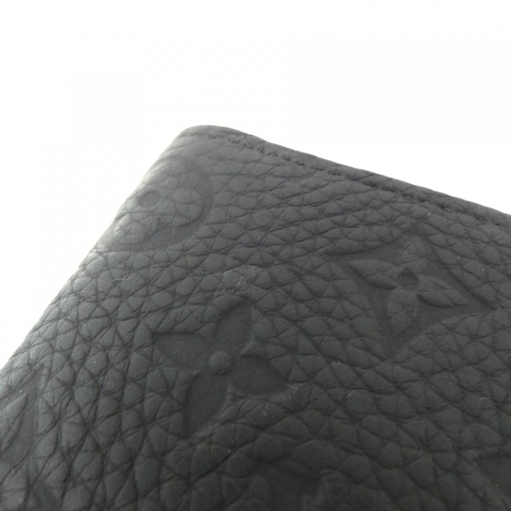 Louis Vuitton Black Leather Long Wallet