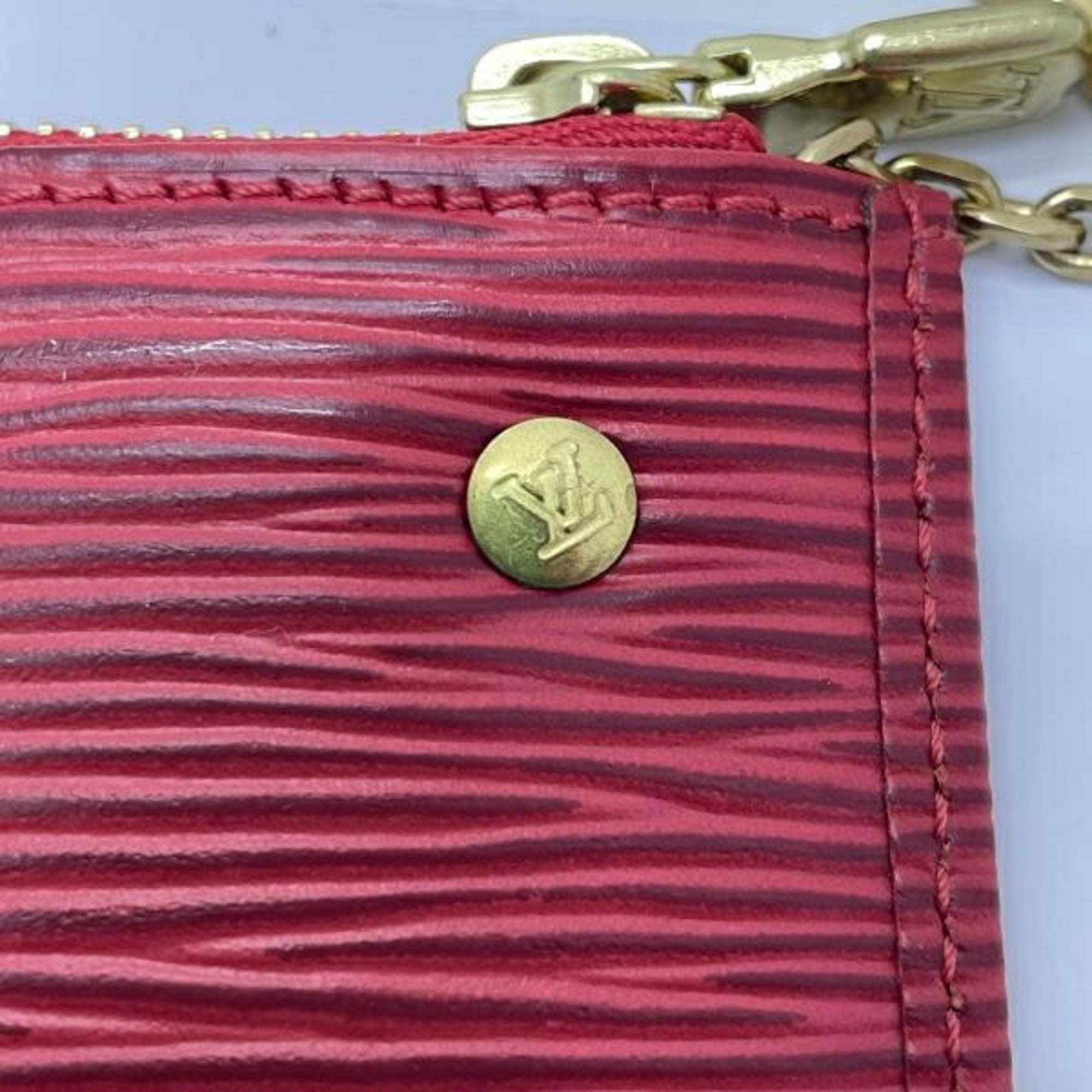 Louis Vuitton Red Color Coin Purse/Coin Case
