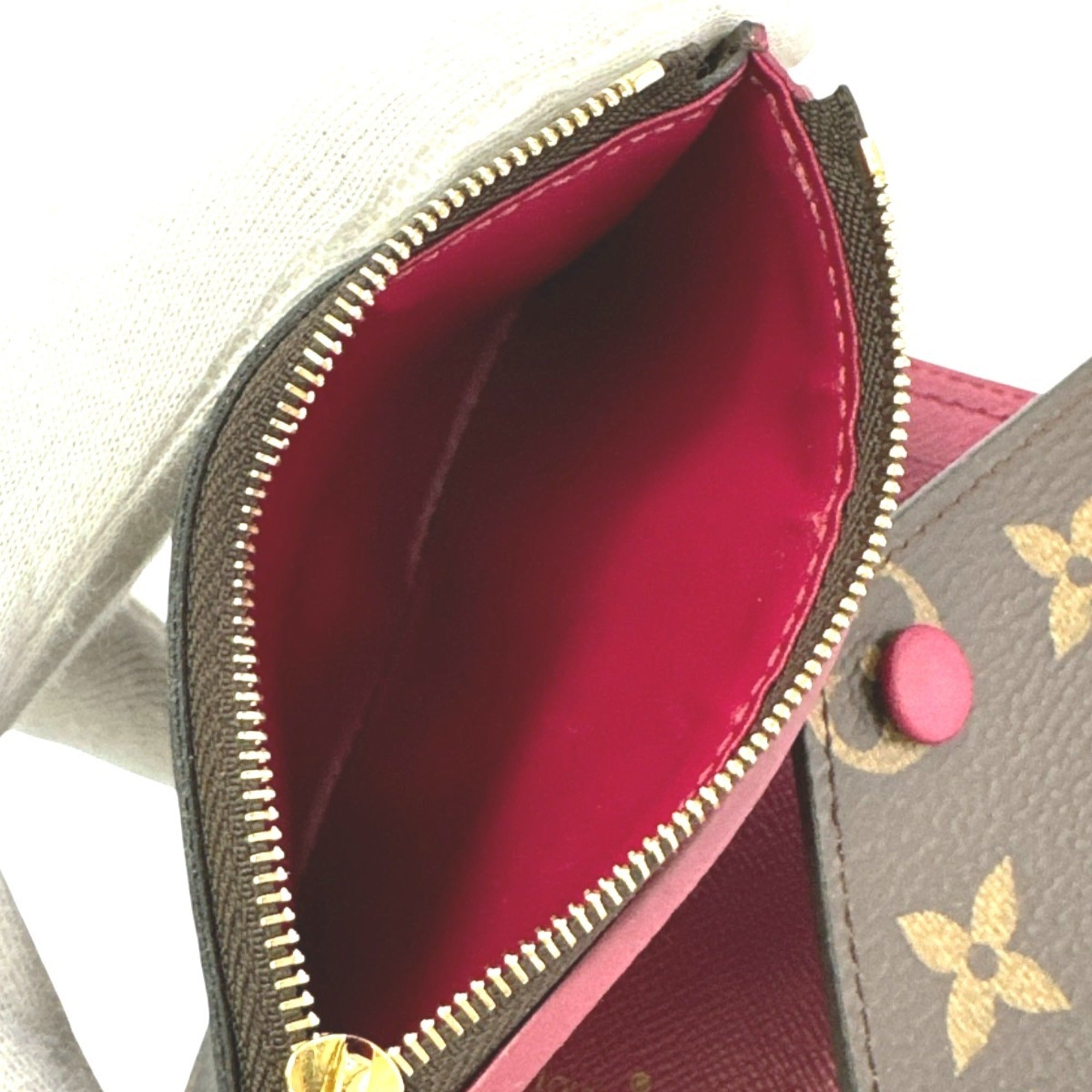 Louis Vuitton Monogram Red Color Monogram Coin Purse/Coin Case