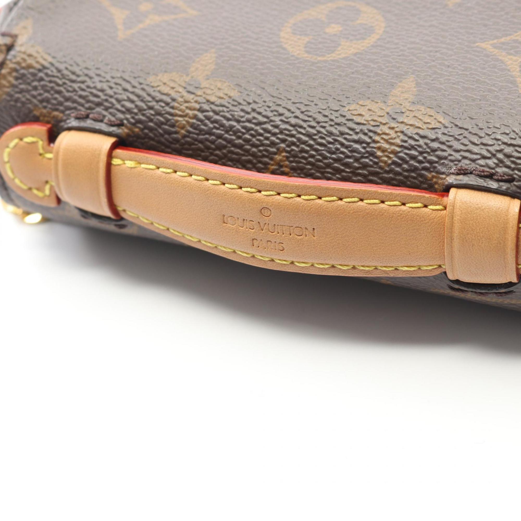 Louis Vuitton Brown Monogram Leather Handbag