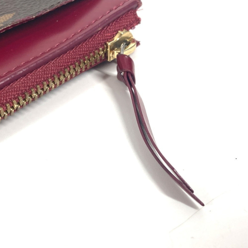 Louis Vuitton Monogram Brown Purple Monogram Coin Purse/Coin Case