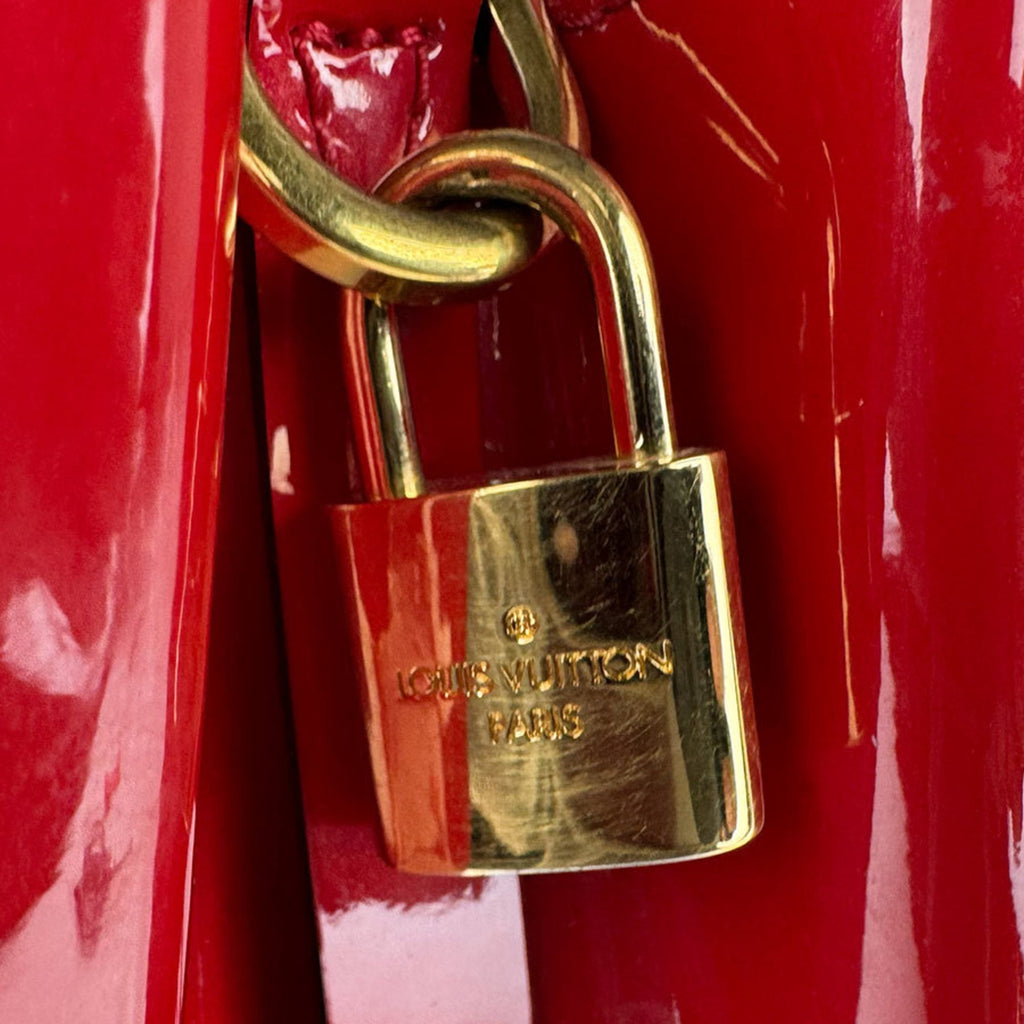 Louis Vuitton Cerise Monogram Vernis Handbag Shoulder Bag