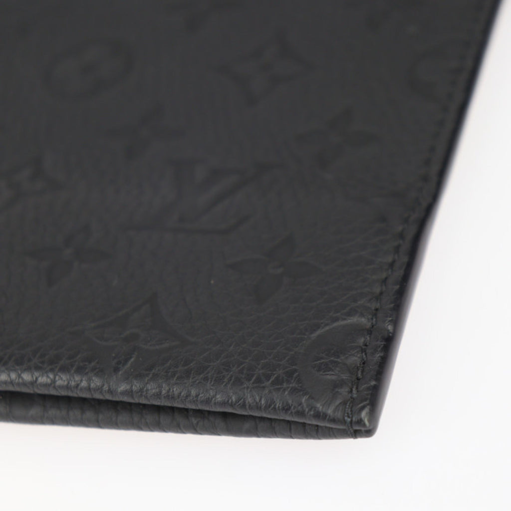 Louis Vuitton Black Brown Monogram Monogram Monogram Empreinte Clutch Bag Pouch Shoulder Bag