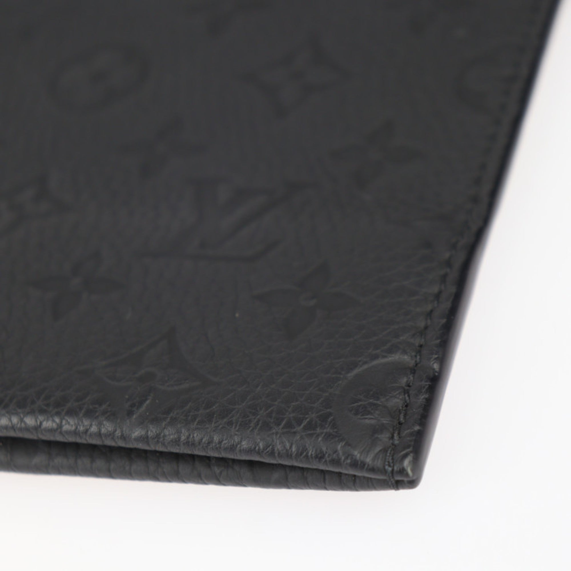 Louis Vuitton Black Brown Monogram Monogram Monogram Empreinte Clutch Bag Pouch Shoulder Bag