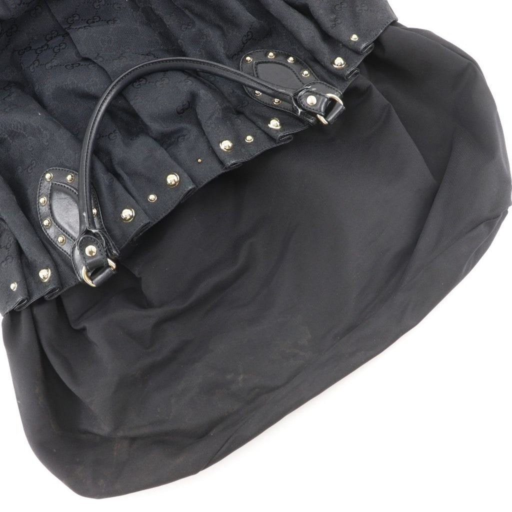 Gucci Gg Canvas Black Gg Canvas Tote Bag (Pre-Owned)