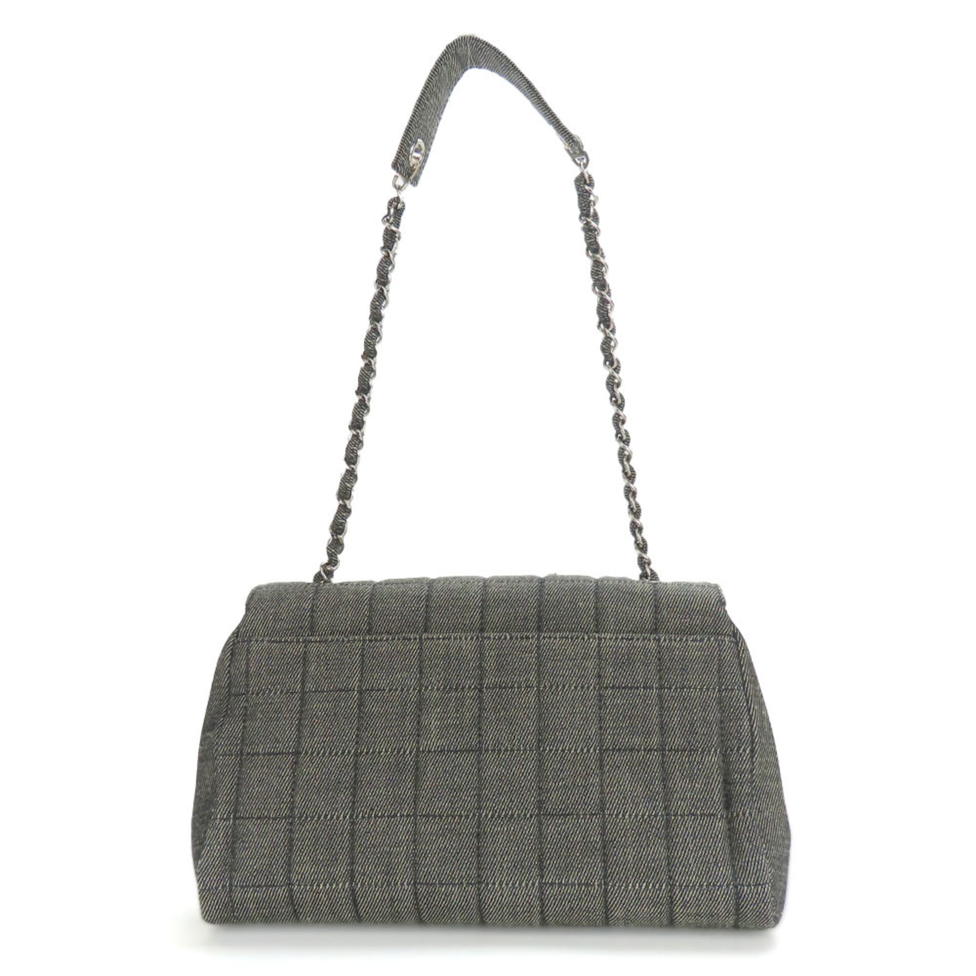 Chanel Navy Denim Shoulder Bag
