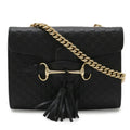 Gucci Black Leather Shoulder Bag (Pre-Owned)