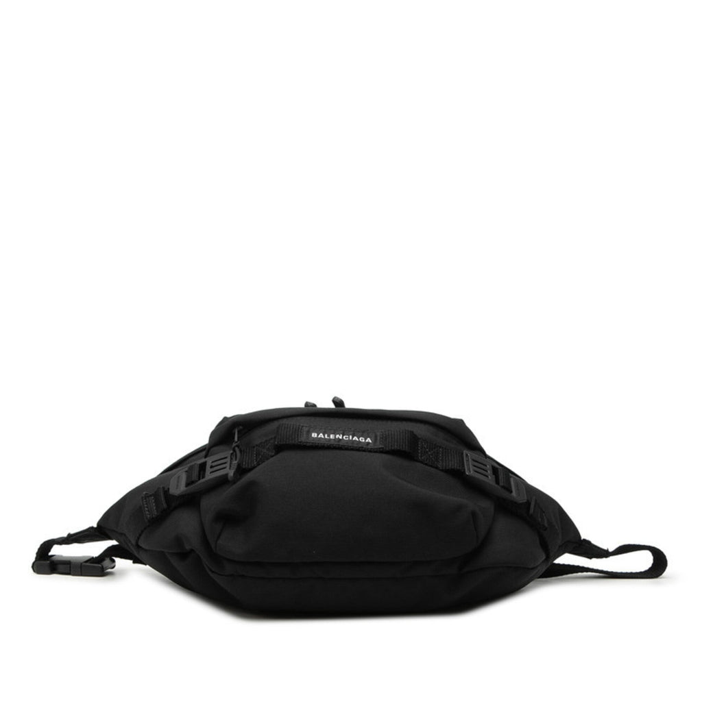 Balenciaga Black Polyester Polyamide Basket Sling