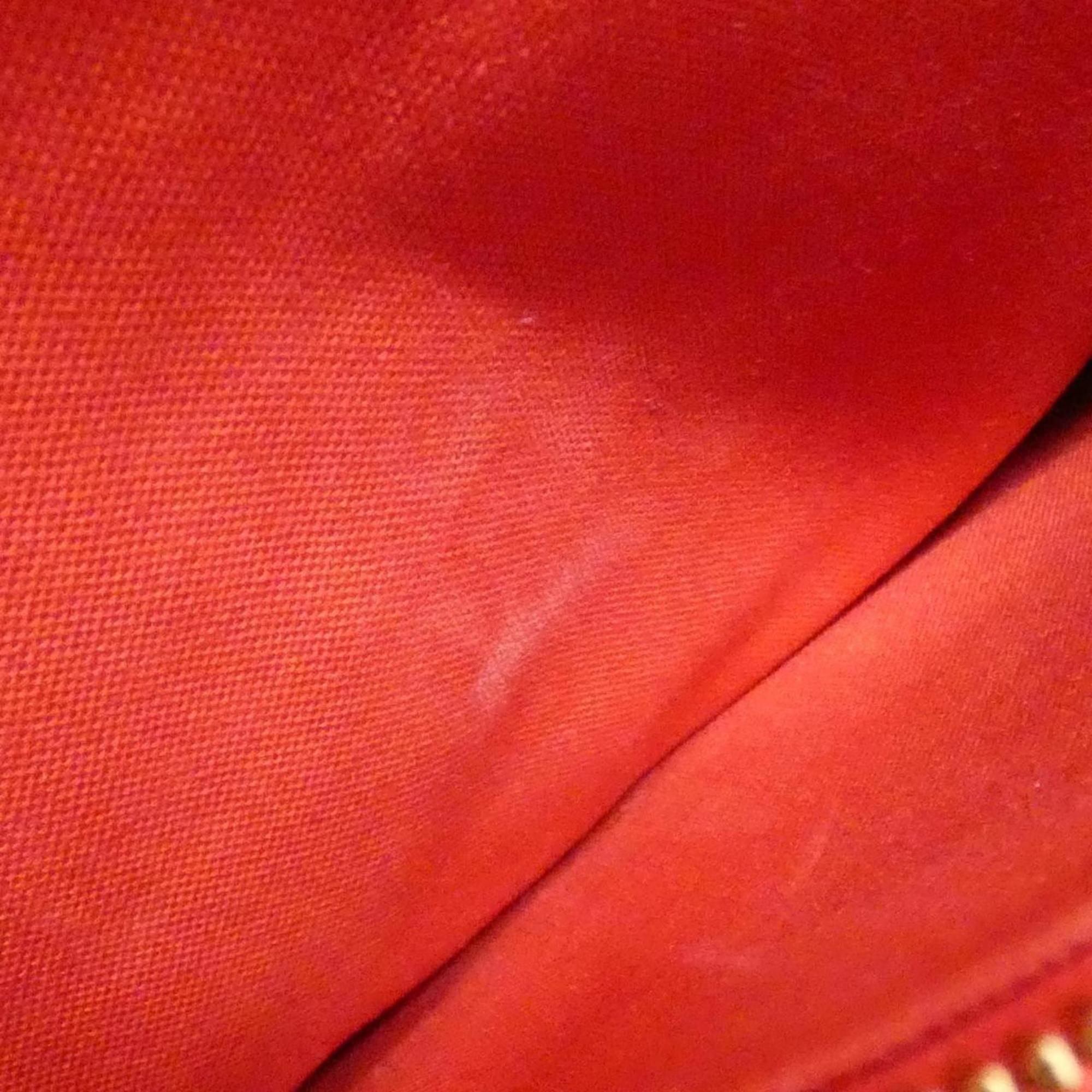 Louis Vuitton Marron Coated Canvas Handbag