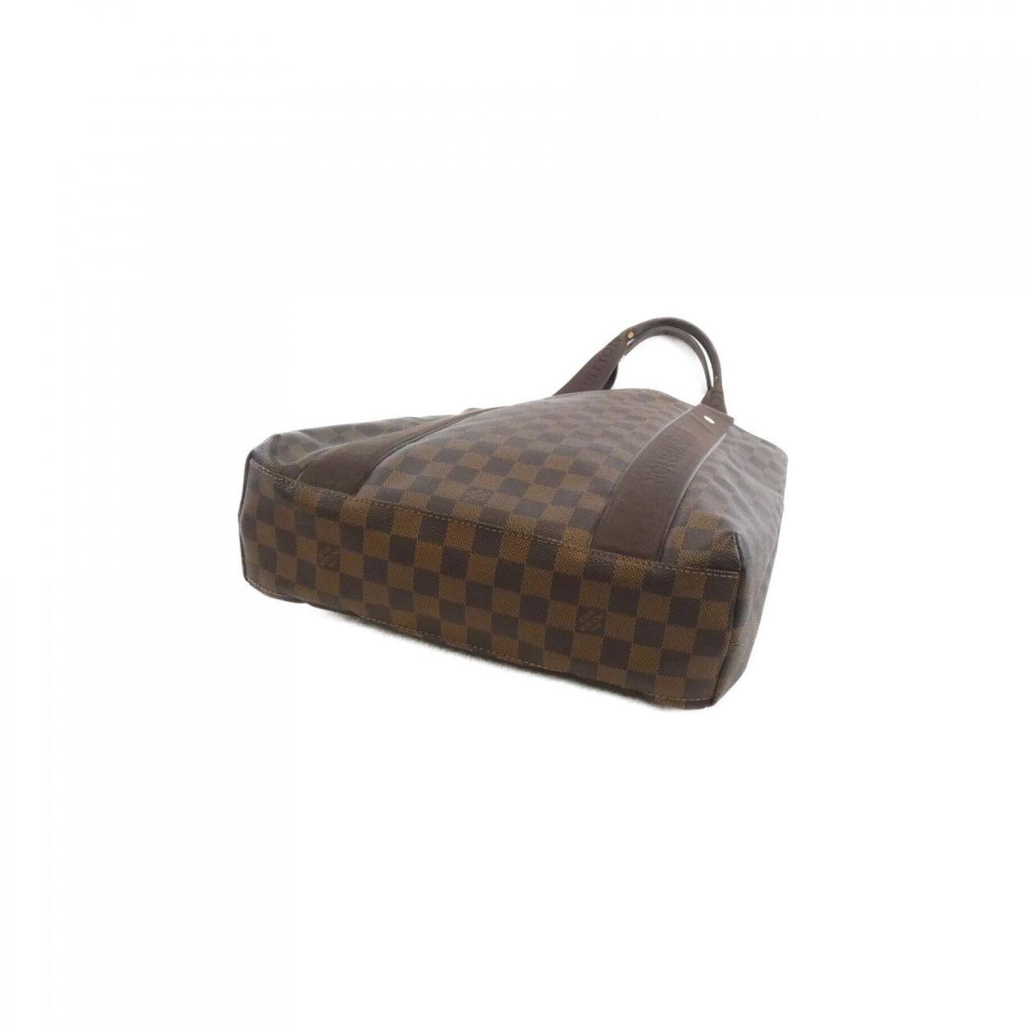 Louis Vuitton Brown Coated Canvas Handbag