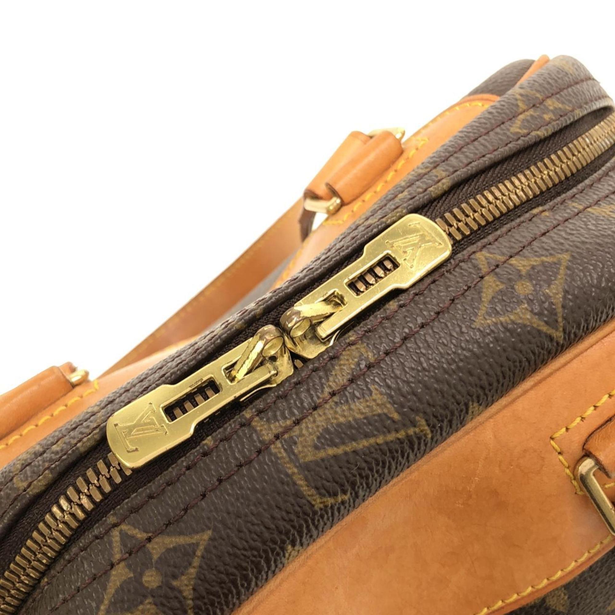Louis Vuitton Marron Coated Canvas Handbag
