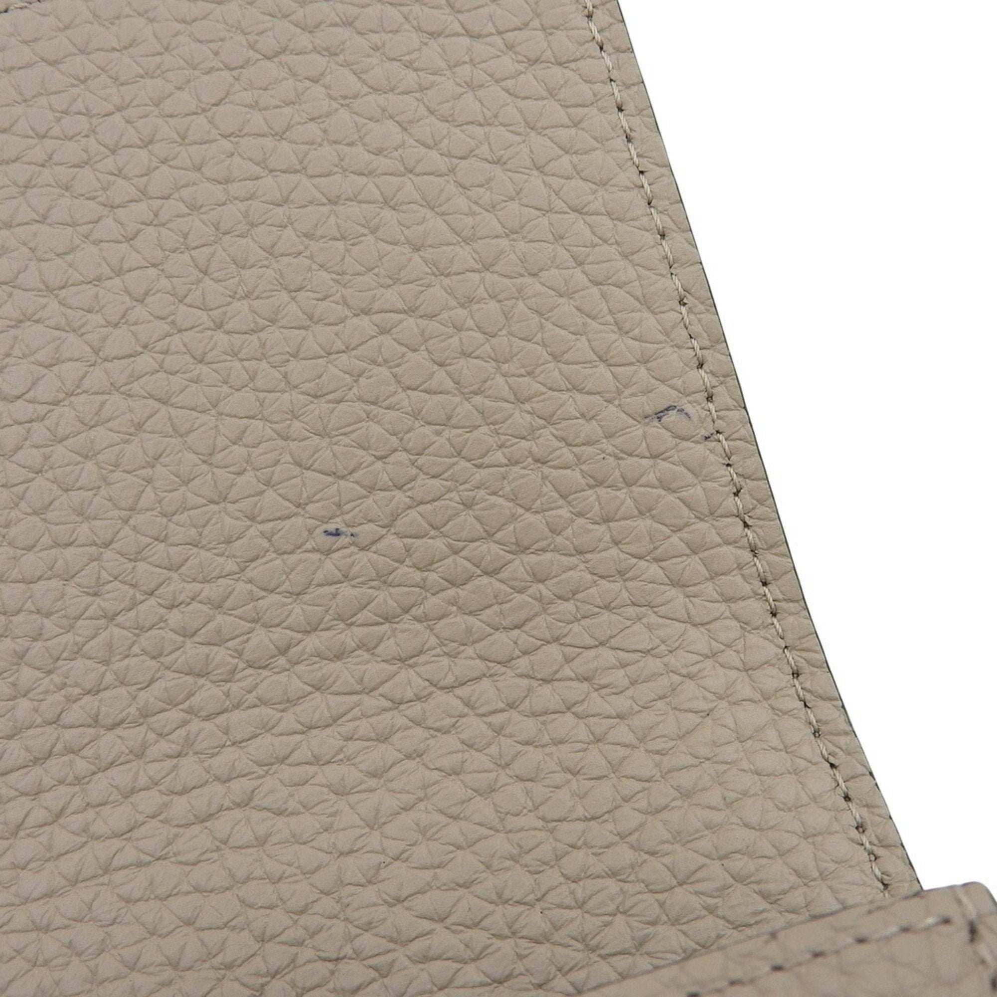 Louis Vuitton Beige Leather Long Wallet