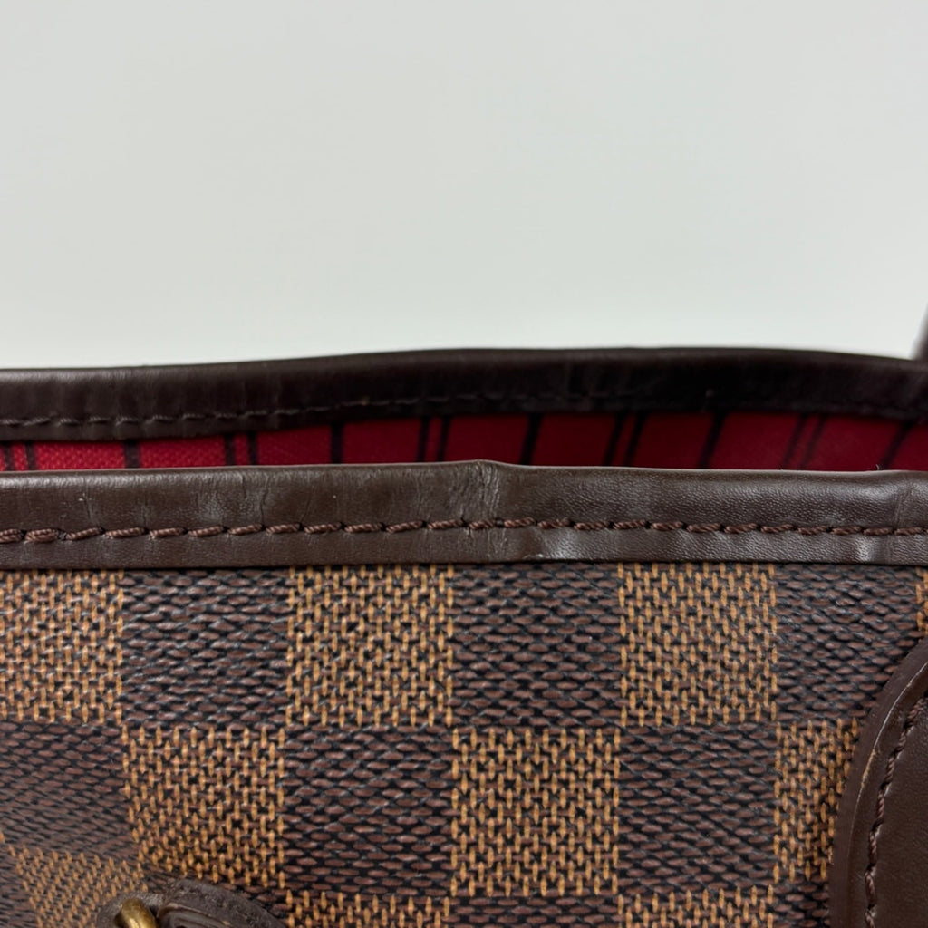 Louis Vuitton Brown Damier Canvas Shoulder Bag Tote Bag
