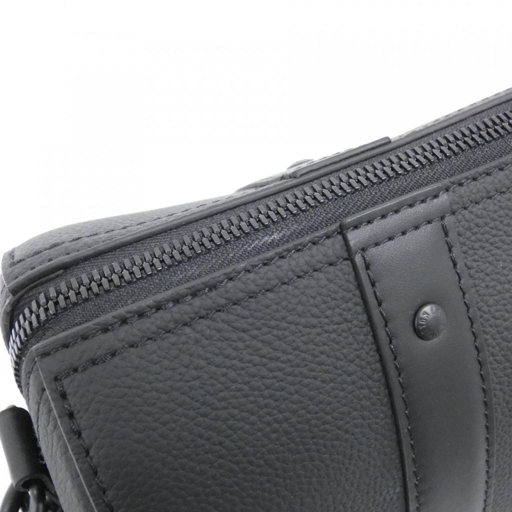 Louis Vuitton Black Leather Shoulder Bag