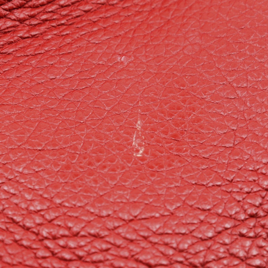 Celine Red Color Leather Handbag