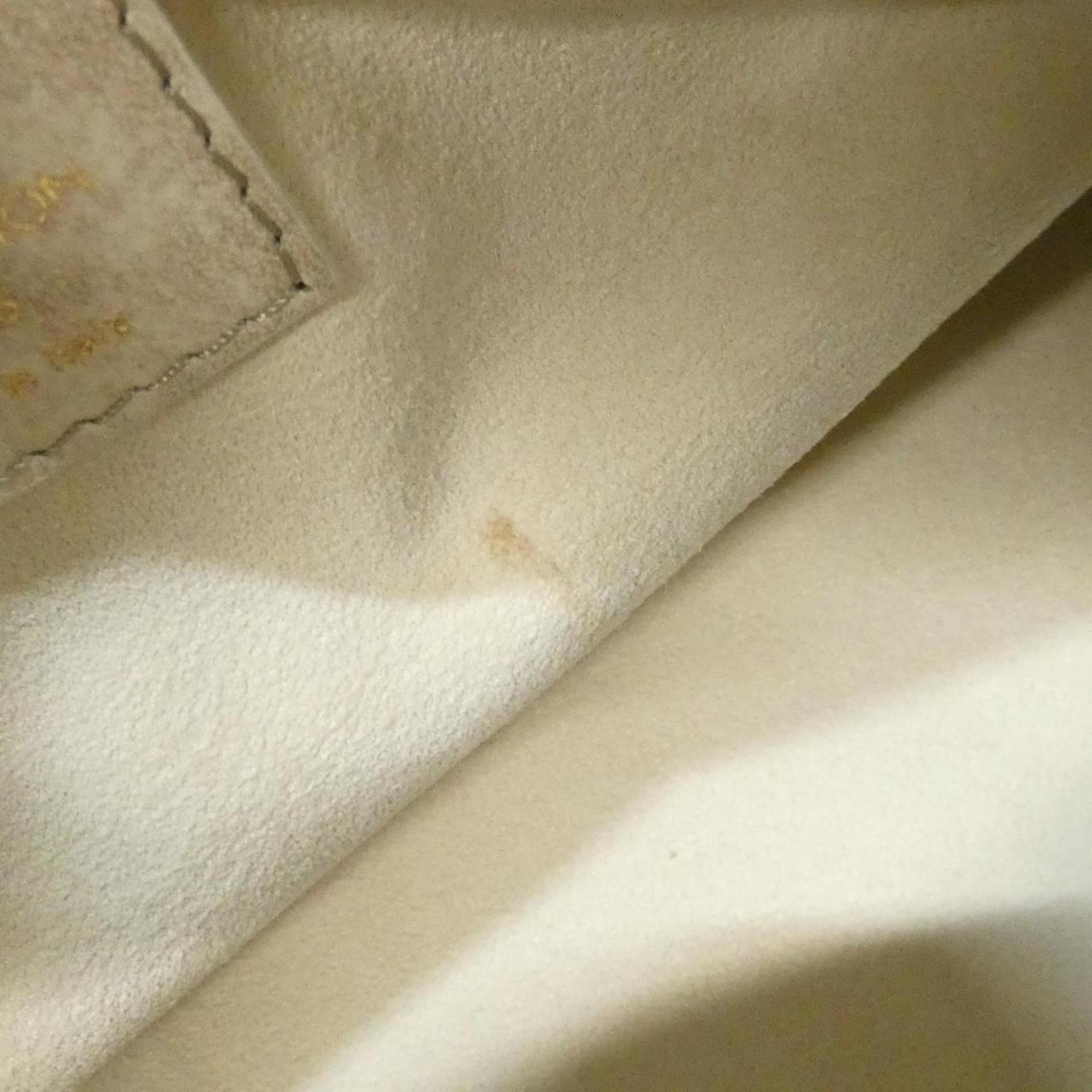 Louis Vuitton Beige Leather Shoulder Bag