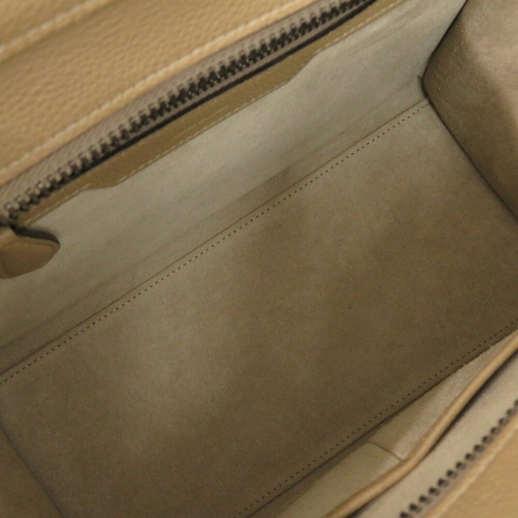 Celine Beige Leather Handbag