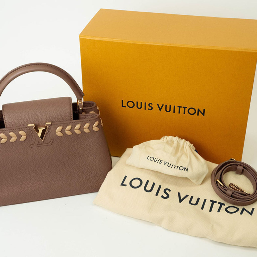 Louis Vuitton Pink Beige Cuir Ombre Leather Handbag