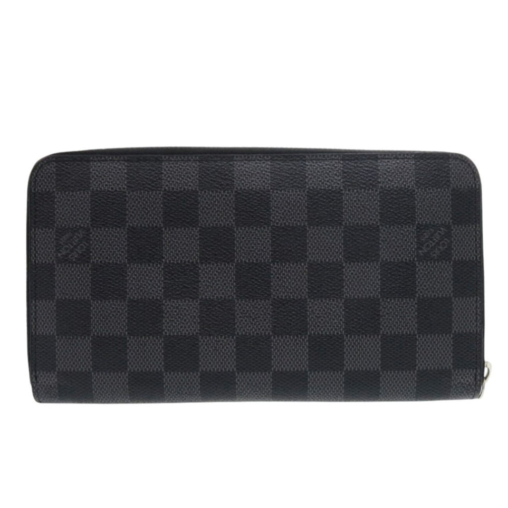 Louis Vuitton Black Gray Damier Graphite Canvas Long Wallet