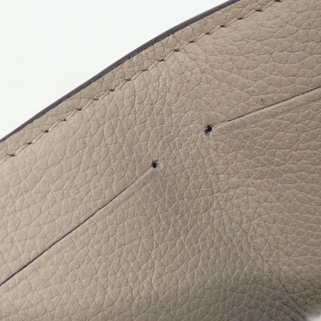 Louis Vuitton Grayish Leather Wallet (Tri-Fold)