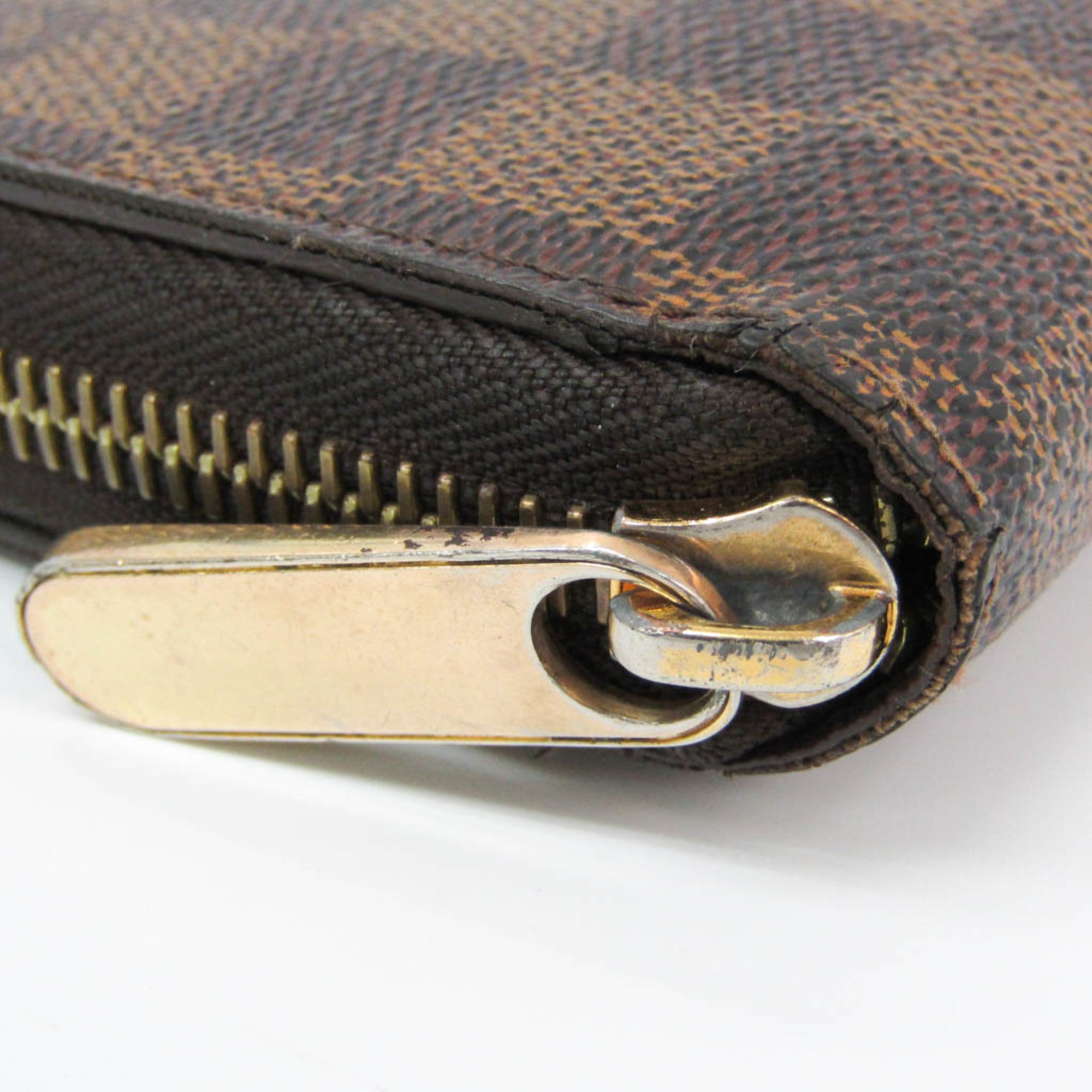 Louis Vuitton Damier Ebene Damier Canvas Long Wallet