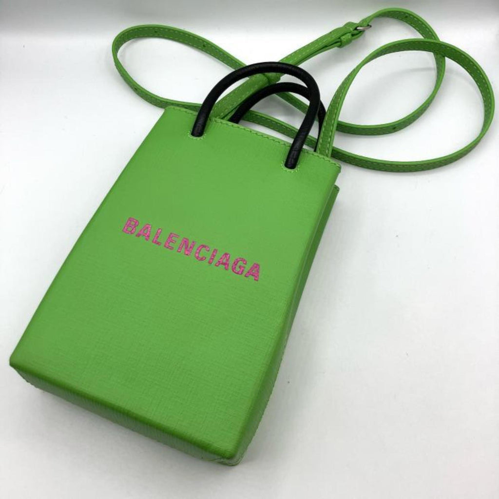 Balenciaga Green Leather Shoulder