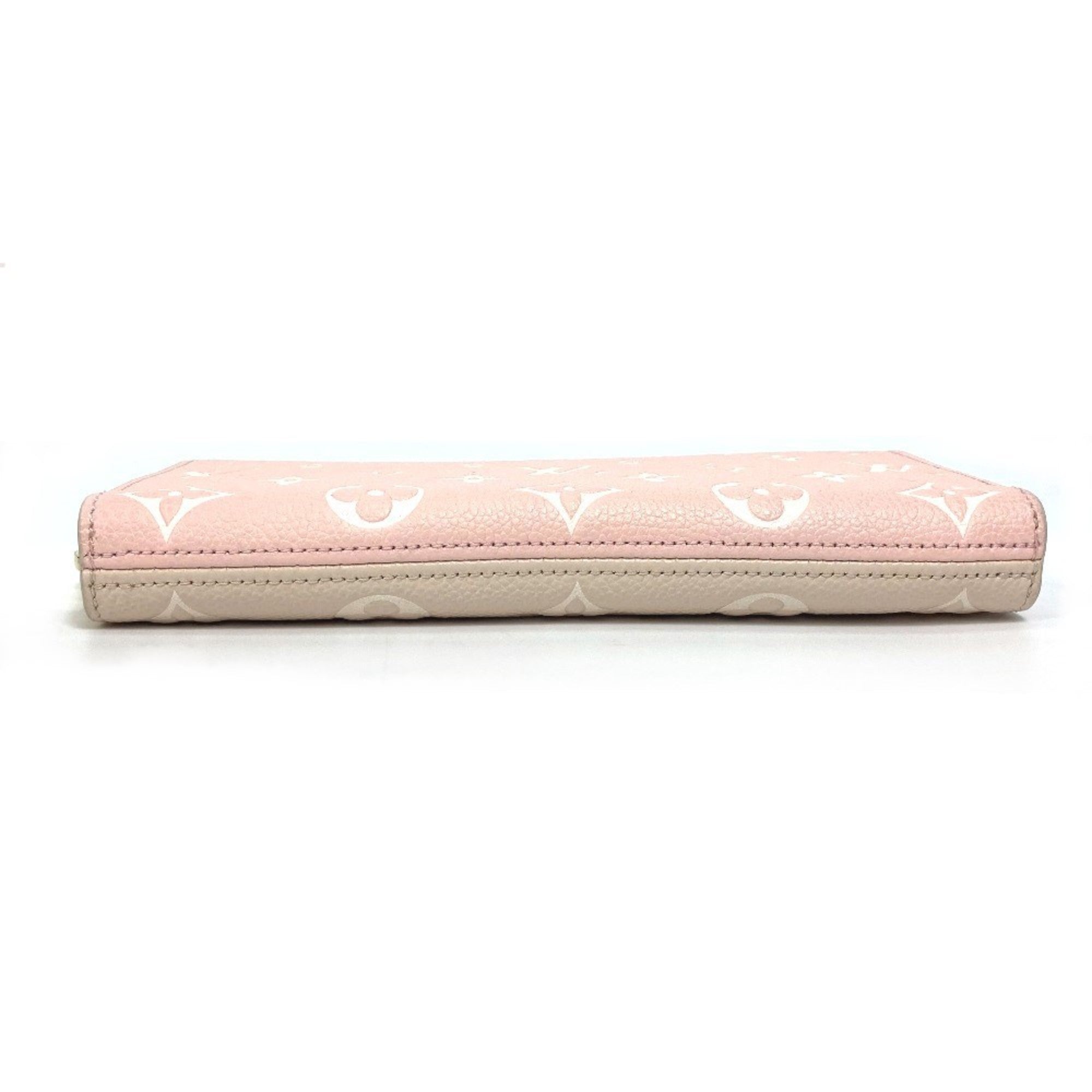 Louis Vuitton Monogram Empreinte Beige Pink Monogram Empreinte Long Wallet