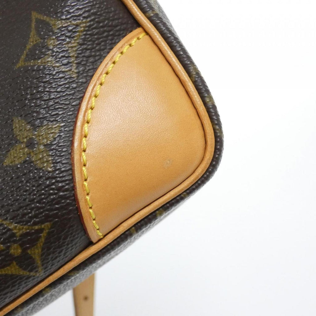 Louis Vuitton Brown Coated Canvas Shoulder Bag