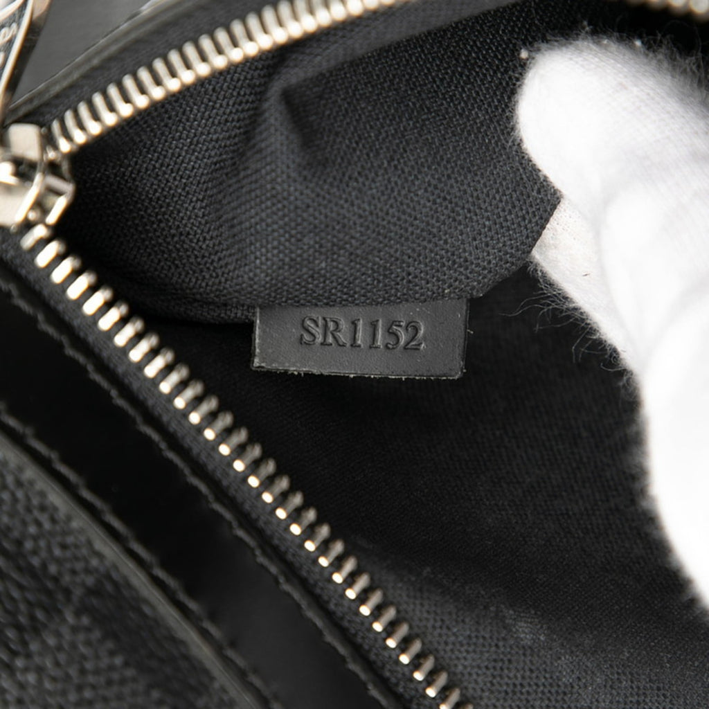 Louis Vuitton Black Pvc Leather Shoulder Bag