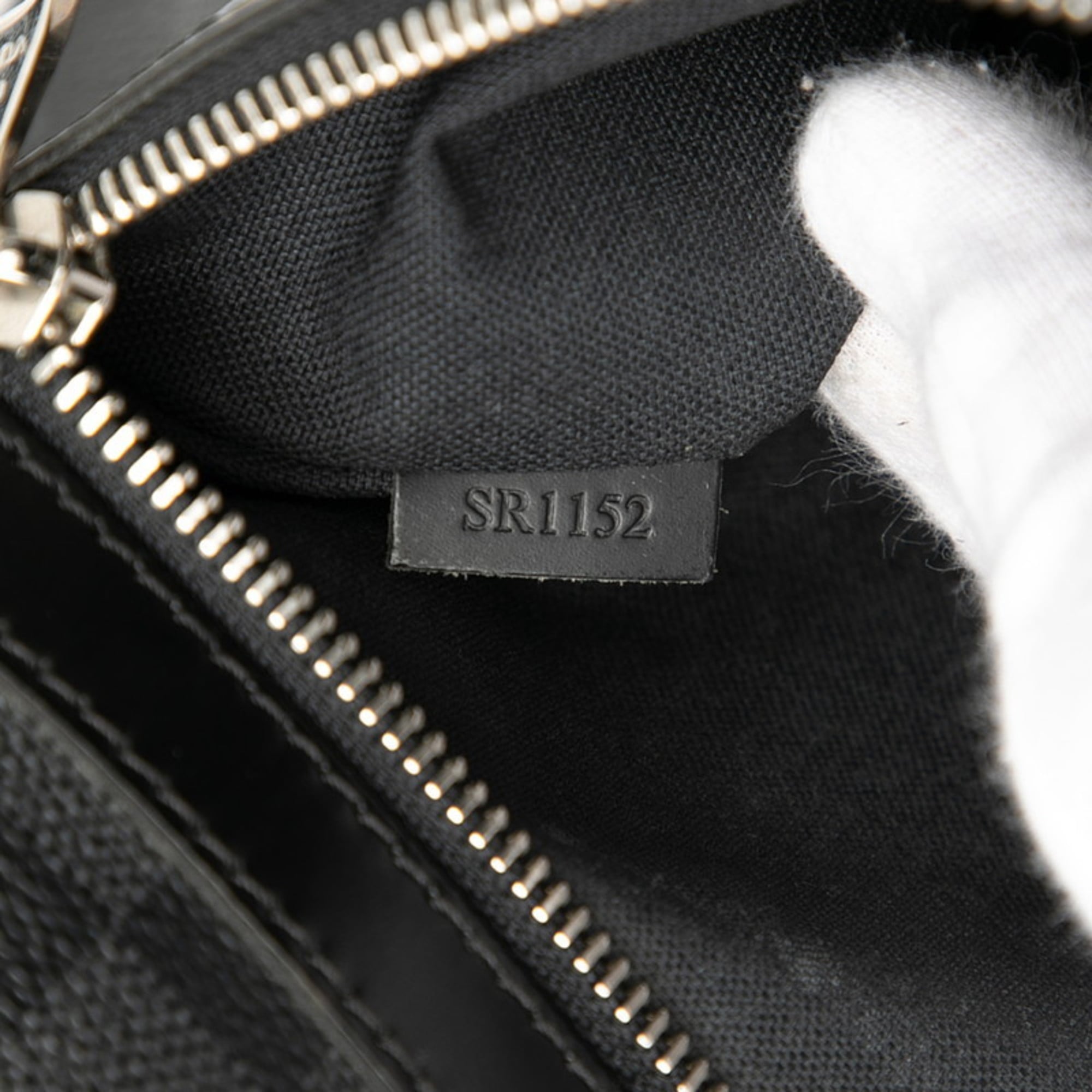 Louis Vuitton Black Pvc Leather Shoulder Bag