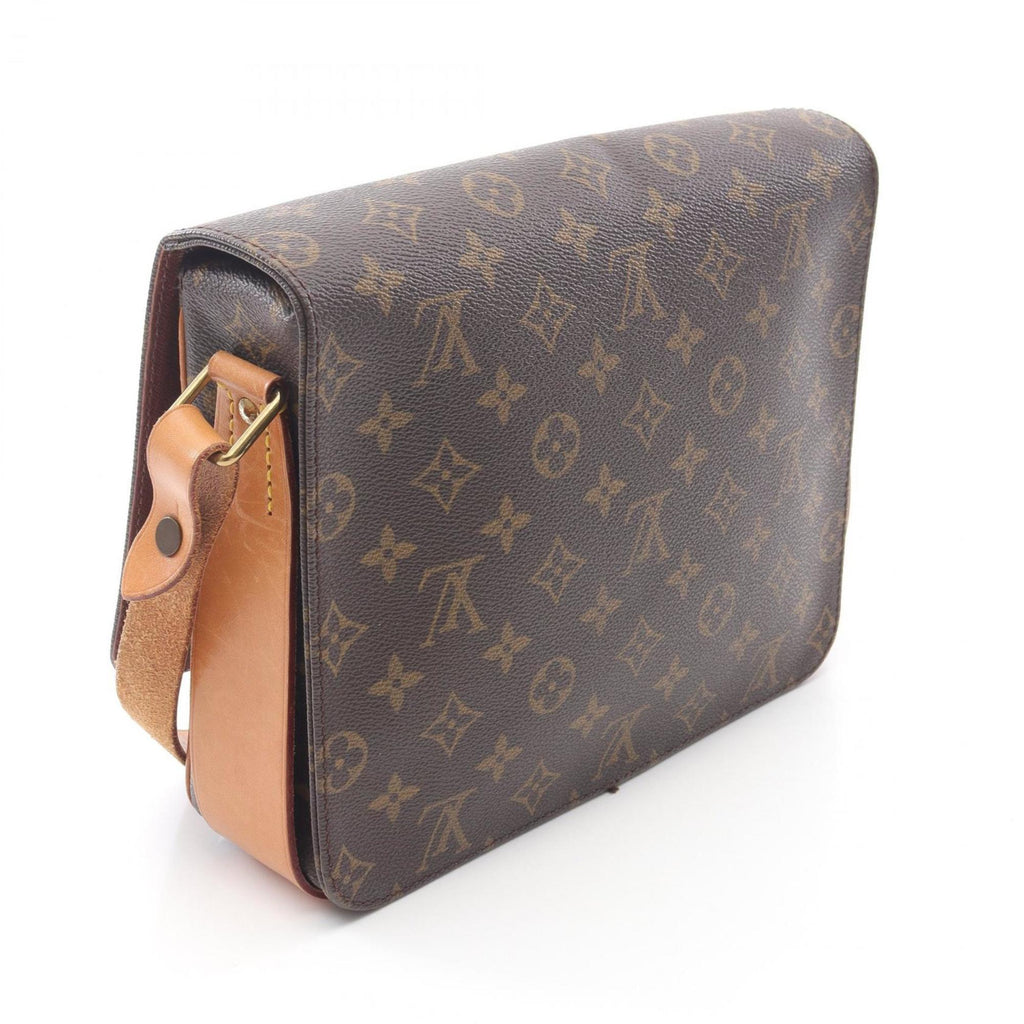 Louis Vuitton Brown Coated Canvas Pvc Leather Shoulder Bag