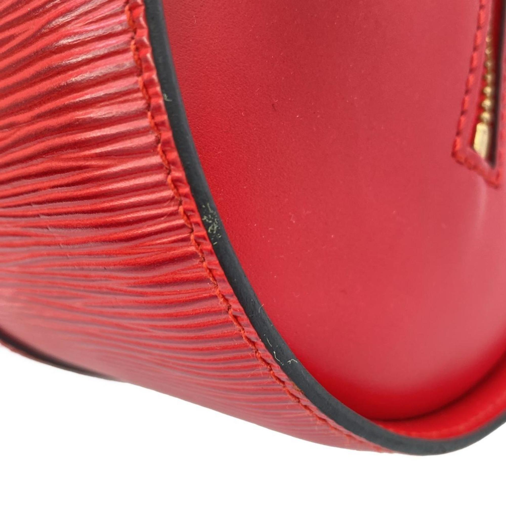 Louis Vuitton Red Color Leather Handbag