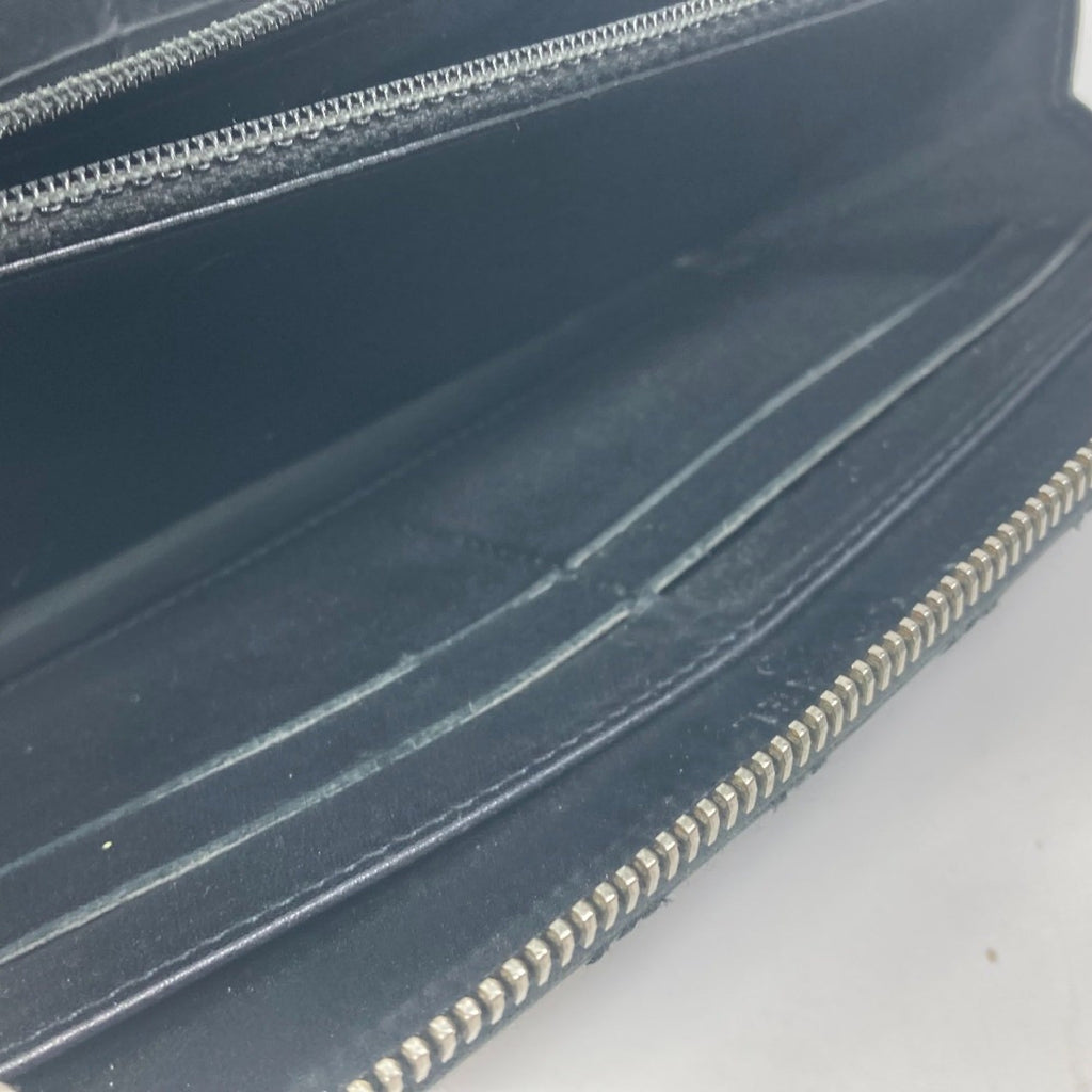 Chanel Black Leather Long Wallet (Bi-Fold)