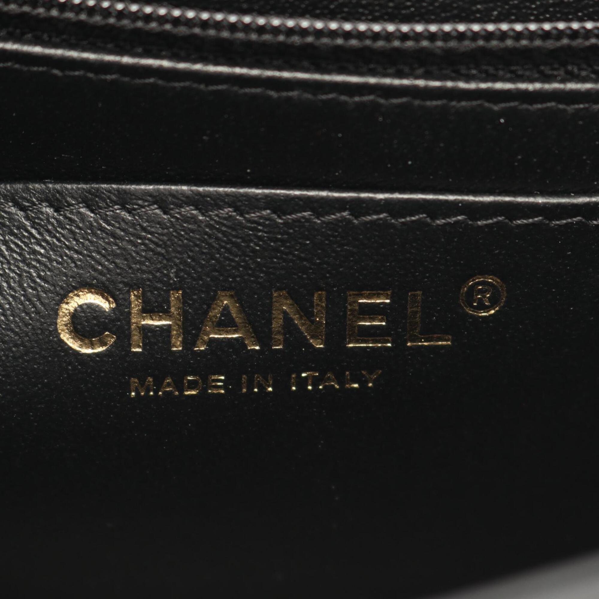 Chanel Black Leather Handbag Shoulder Bag