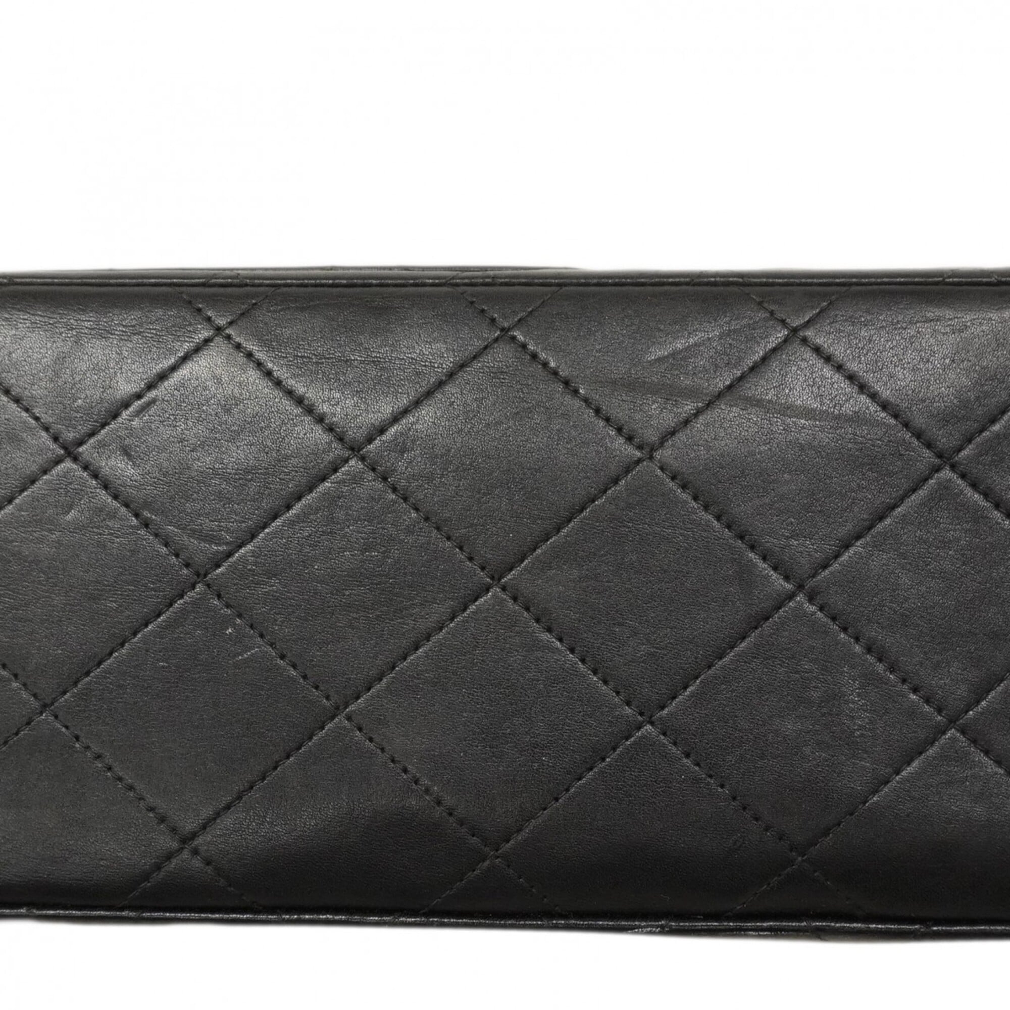 Chanel Black Leather Shoulder Bag