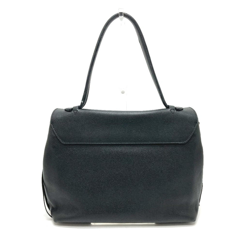 Louis Vuitton Black Leather Handbag Shoulder Bag
